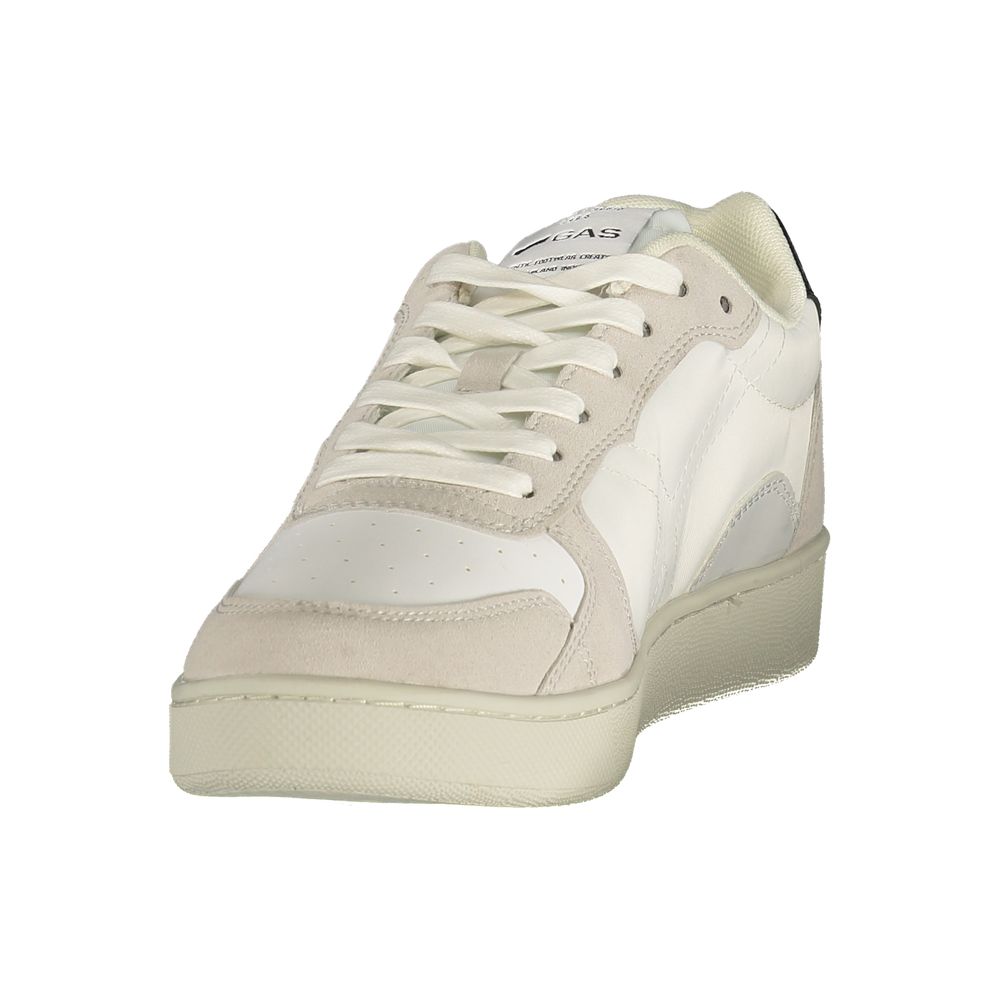 Sneakers blancs pour homme en polyuréthane Gas