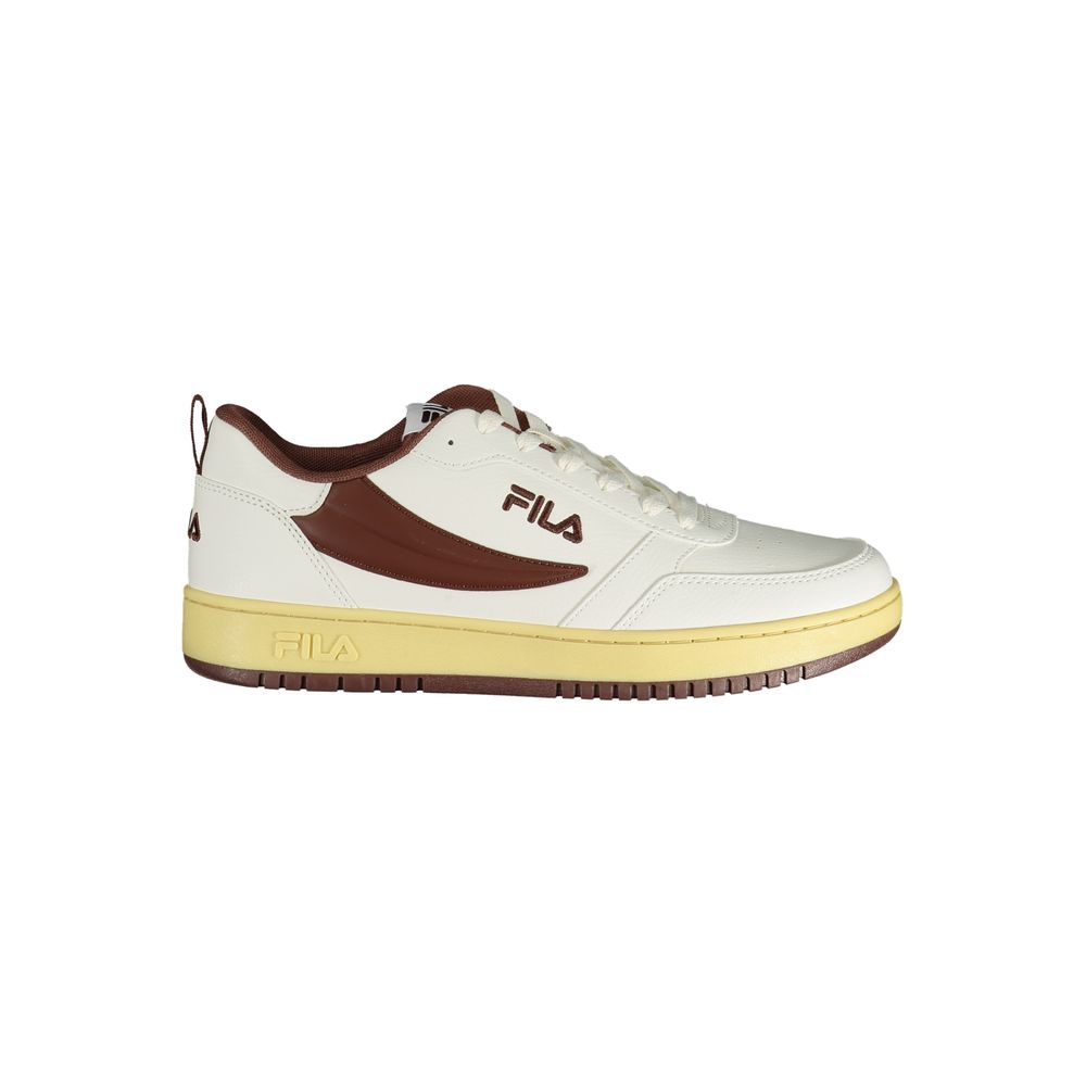 Fila White Polyurethane Men's Sneakers