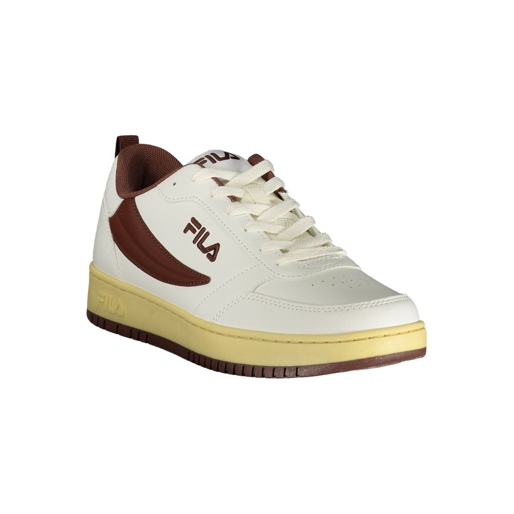 Fila White Polyurethane Men's Sneakers