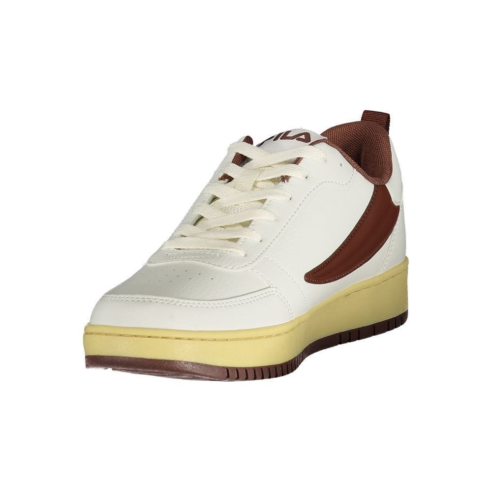 Fila White Polyurethane Men's Sneakers