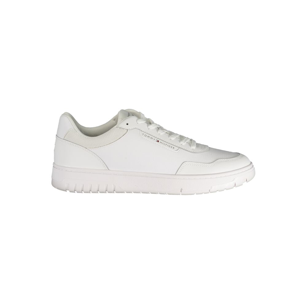 Tommy Hilfiger Men's White Polyurethane Sneaker