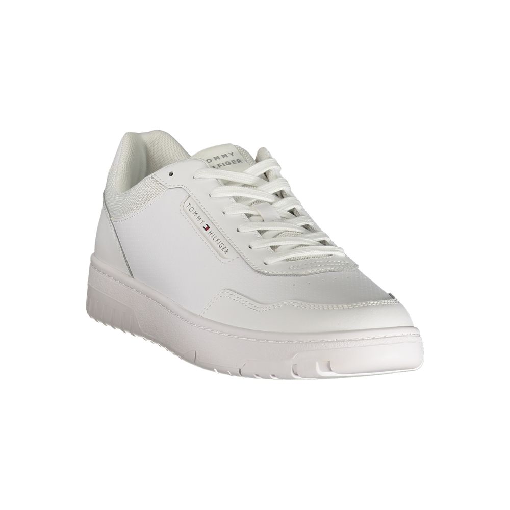 Tommy Hilfiger Men's White Polyurethane Sneaker