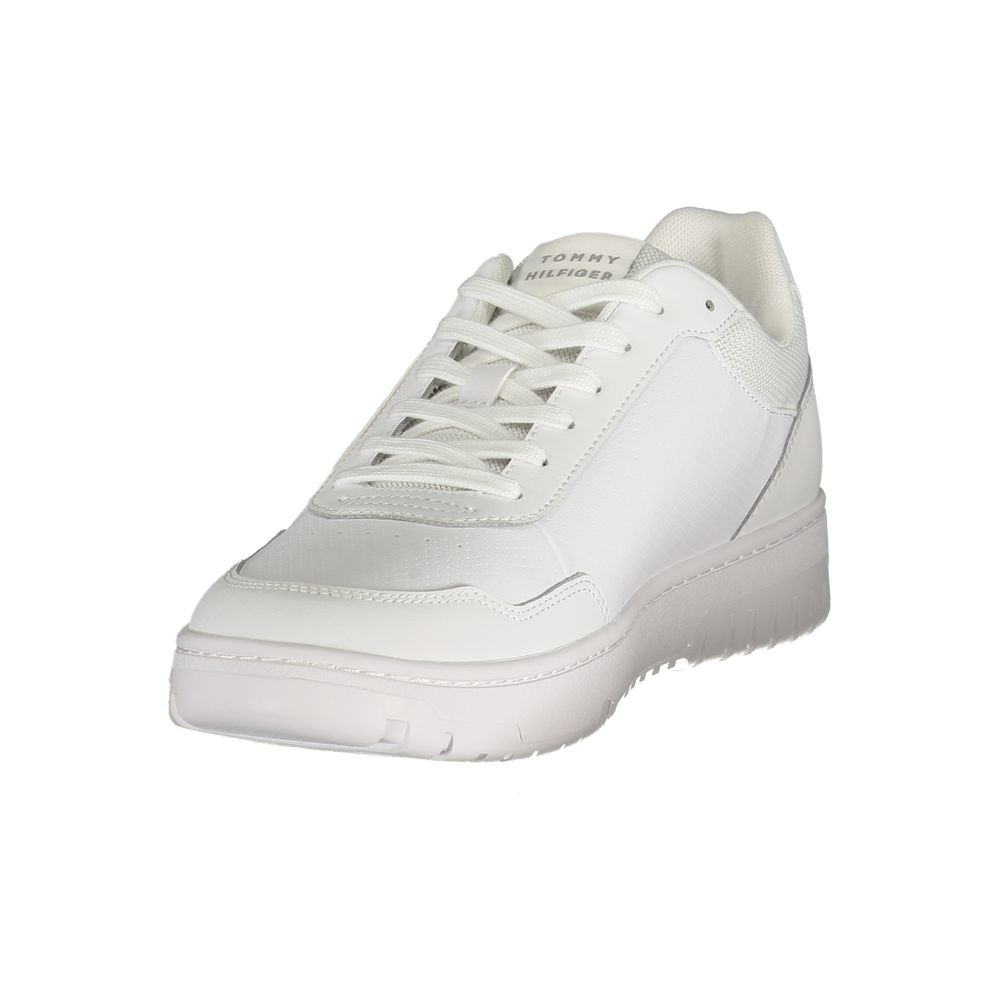 Tommy Hilfiger Men's White Polyurethane Sneaker