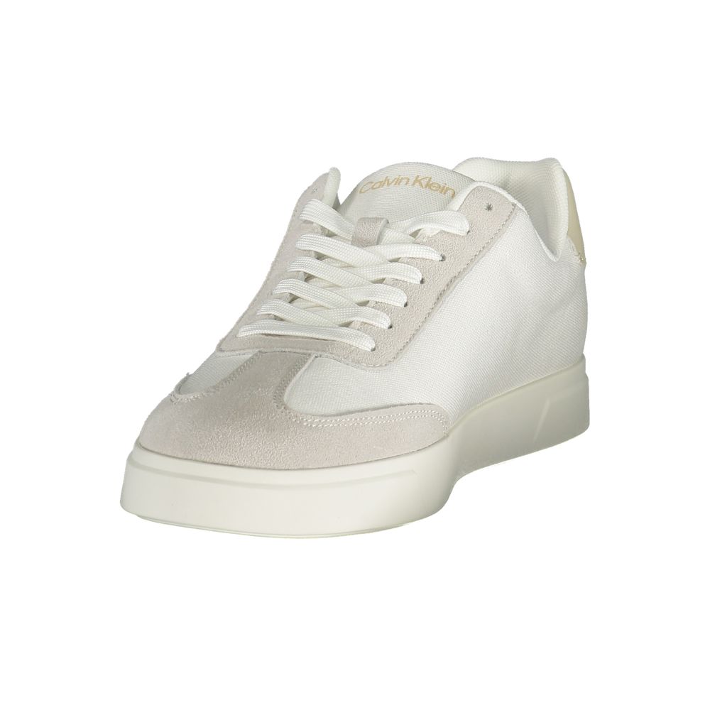 Calvin Klein Weißer Herren-Sneaker aus Polyurethan