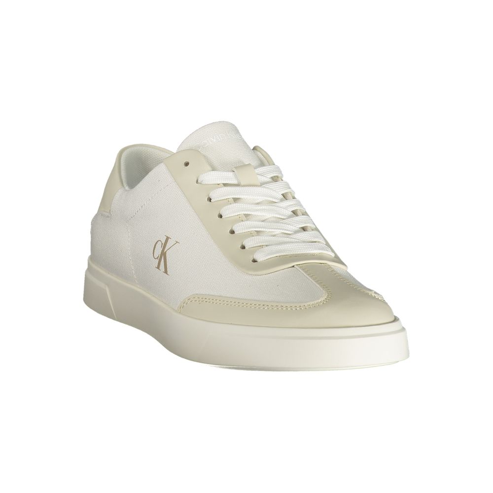 Baskets blanches Calvin Klein en polyester pour occasions sportives