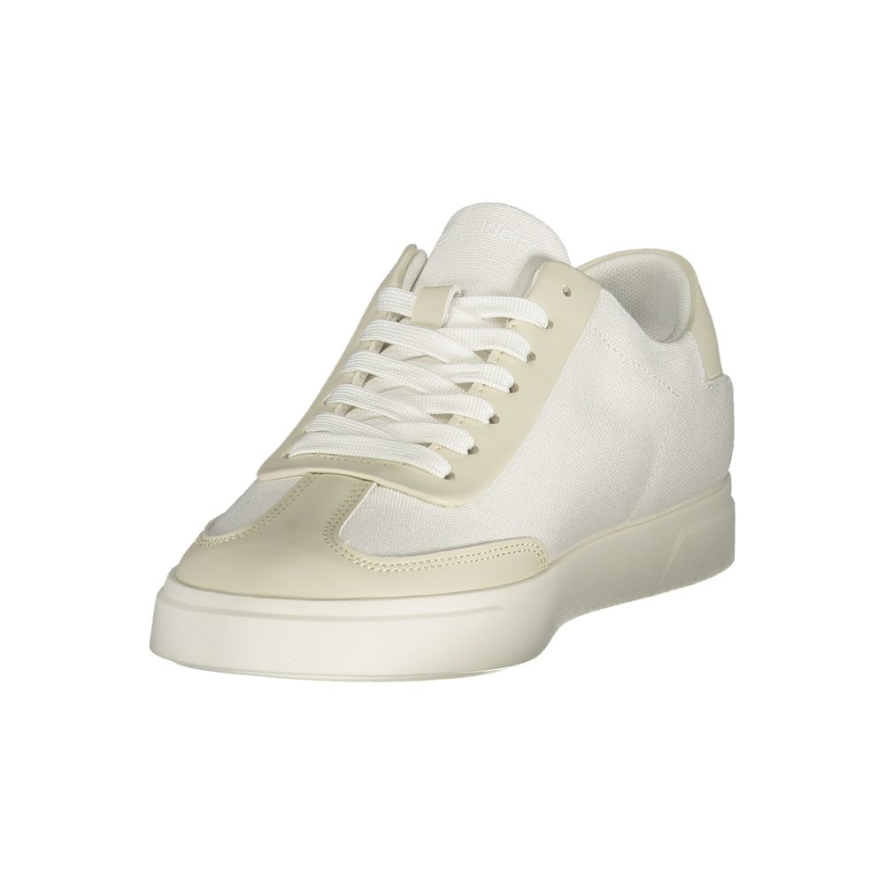 Baskets blanches Calvin Klein en polyester pour occasions sportives