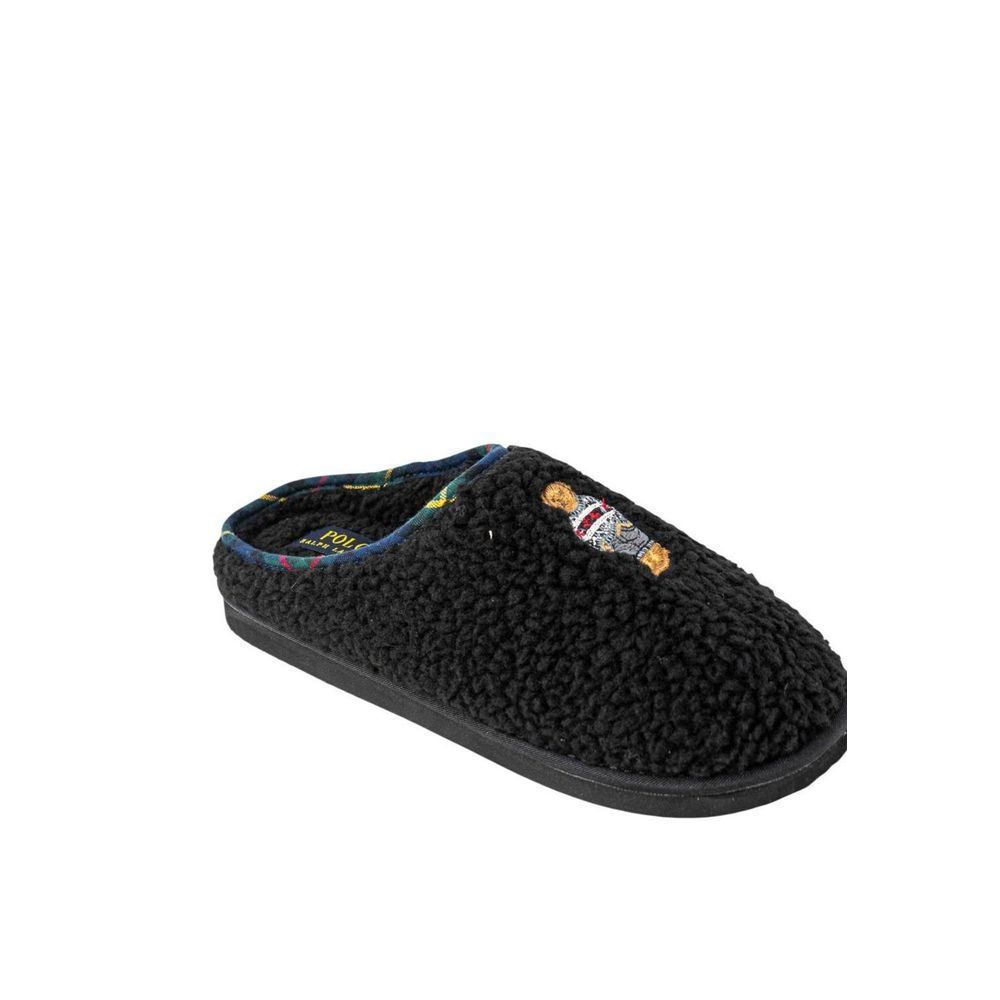 Ralph Lauren Schwarze Baumwoll-Slipper