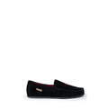 Chaussons Ralph Lauren en fausse fourrure noire