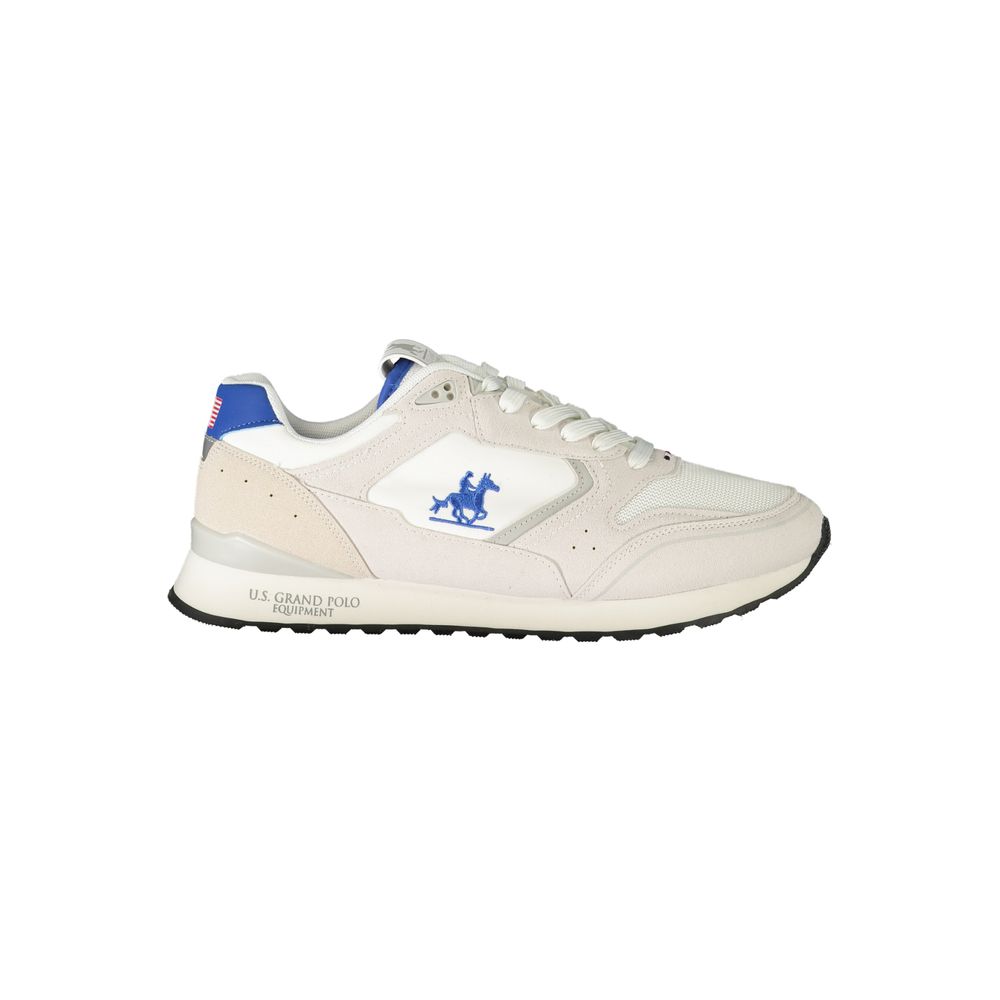 U.S. Grand Polo Weiße Herren-Sneaker aus Polyester