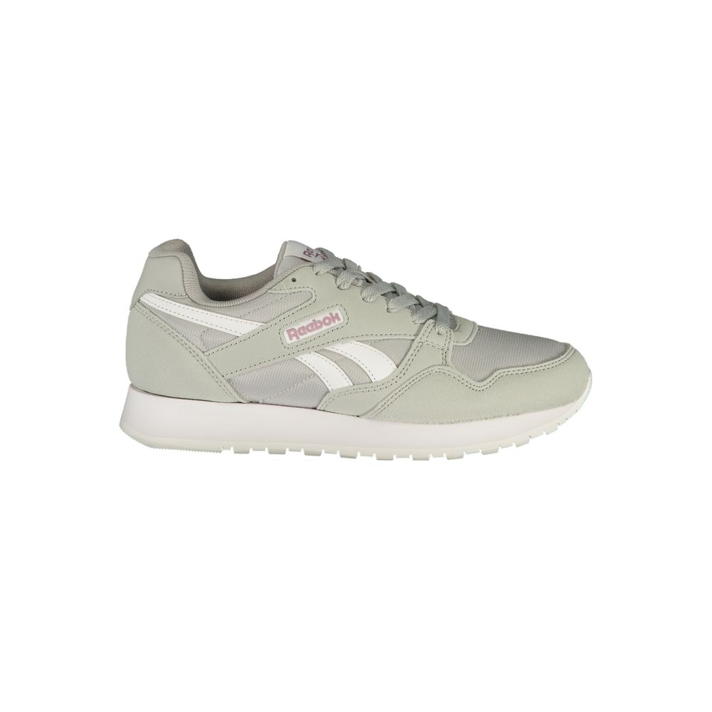 Baskets femme Reebok grises en polyuréthane