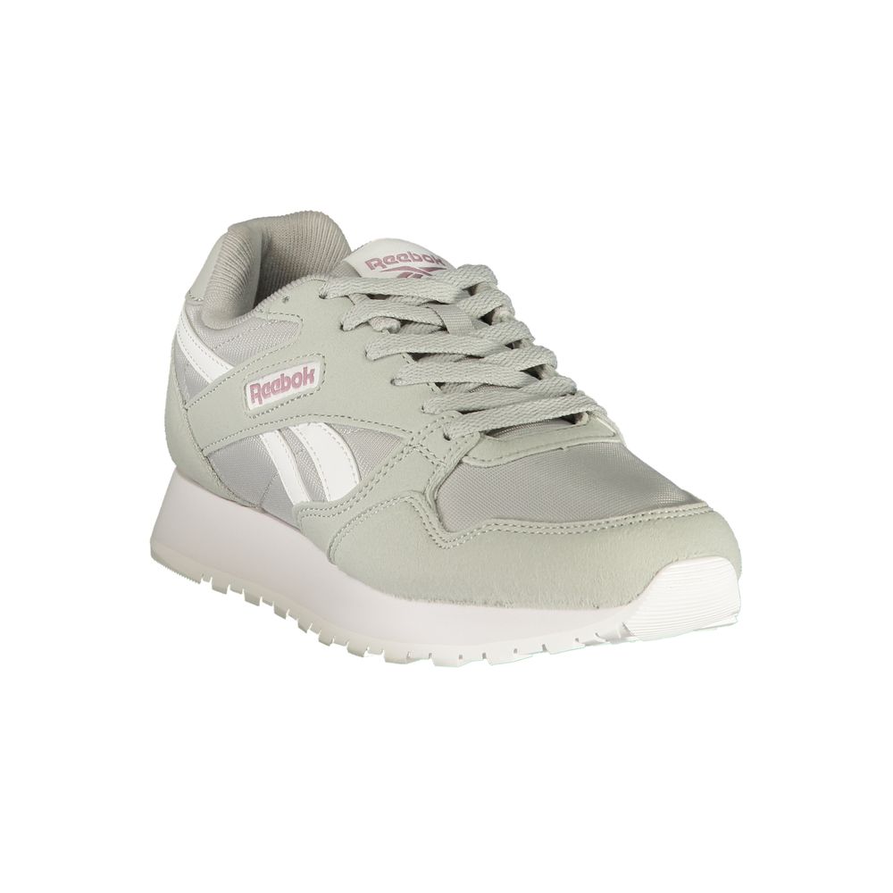 Baskets femme Reebok grises en polyuréthane