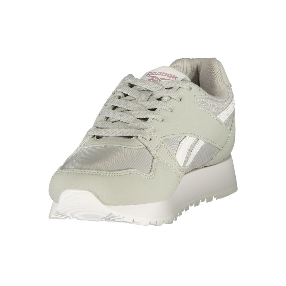 Baskets femme Reebok grises en polyuréthane