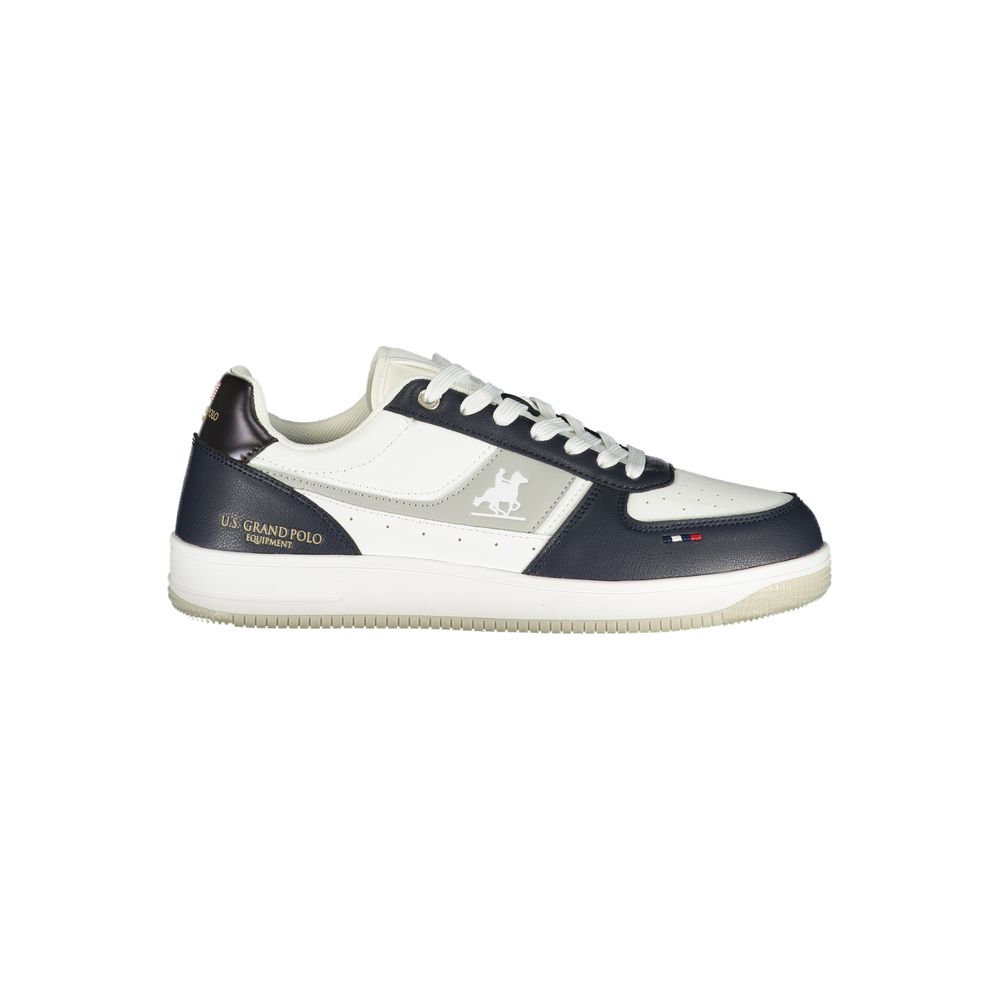 U.S. Grand Polo Herren-Sneaker aus weißem Polyurethan