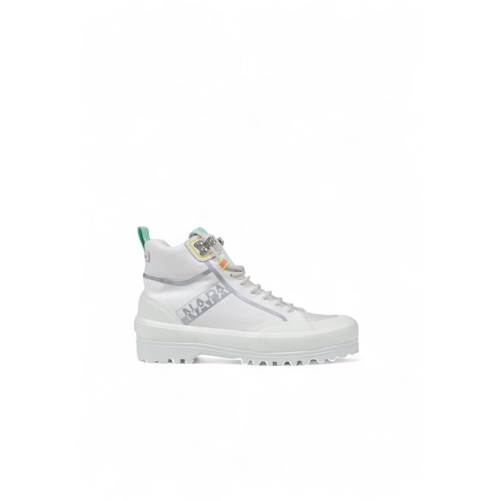 Sneakers Superga blancs en toile à semelle épaisse