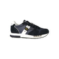 Baskets bleues en polyuréthane pour homme
