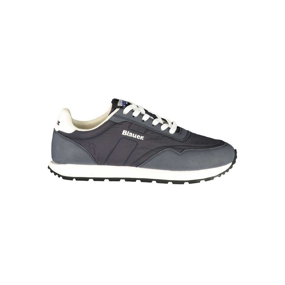Blauer Herren-Sneaker aus Polyester