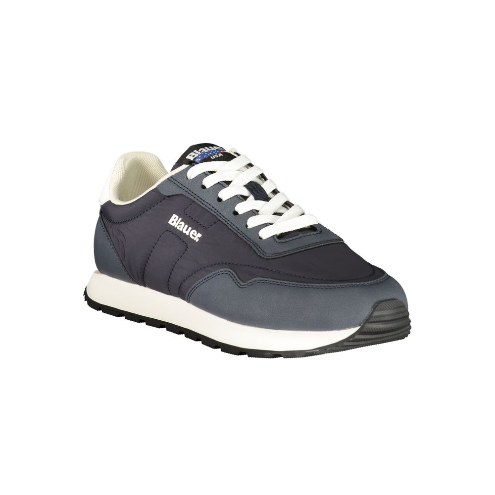 Blauer Herren-Sneaker aus Polyester