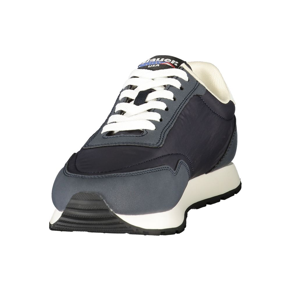 Blauer Herren-Sneaker aus Polyester
