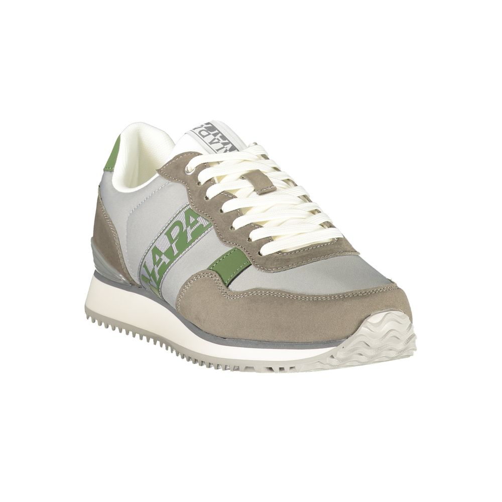 Napapijri Men's Grey Polyester Sneakers
