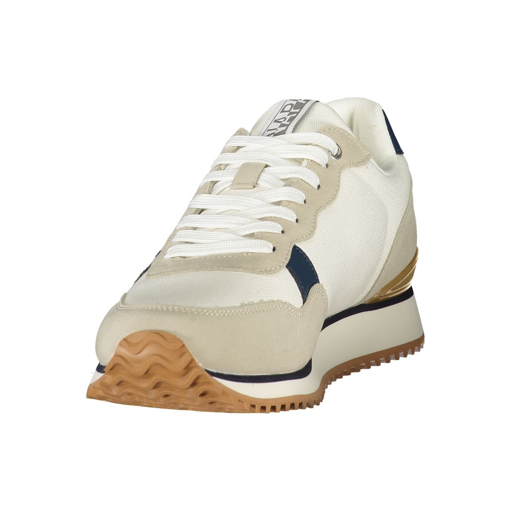 Napapijri Weiße Herren-Sneaker aus Polyester