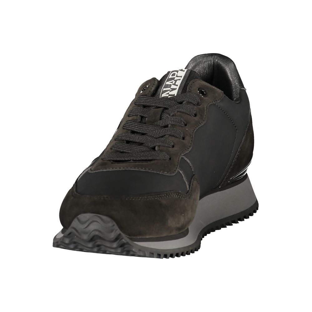 Napapijri Schlanke schwarze Sportschuhe mit Schnürung