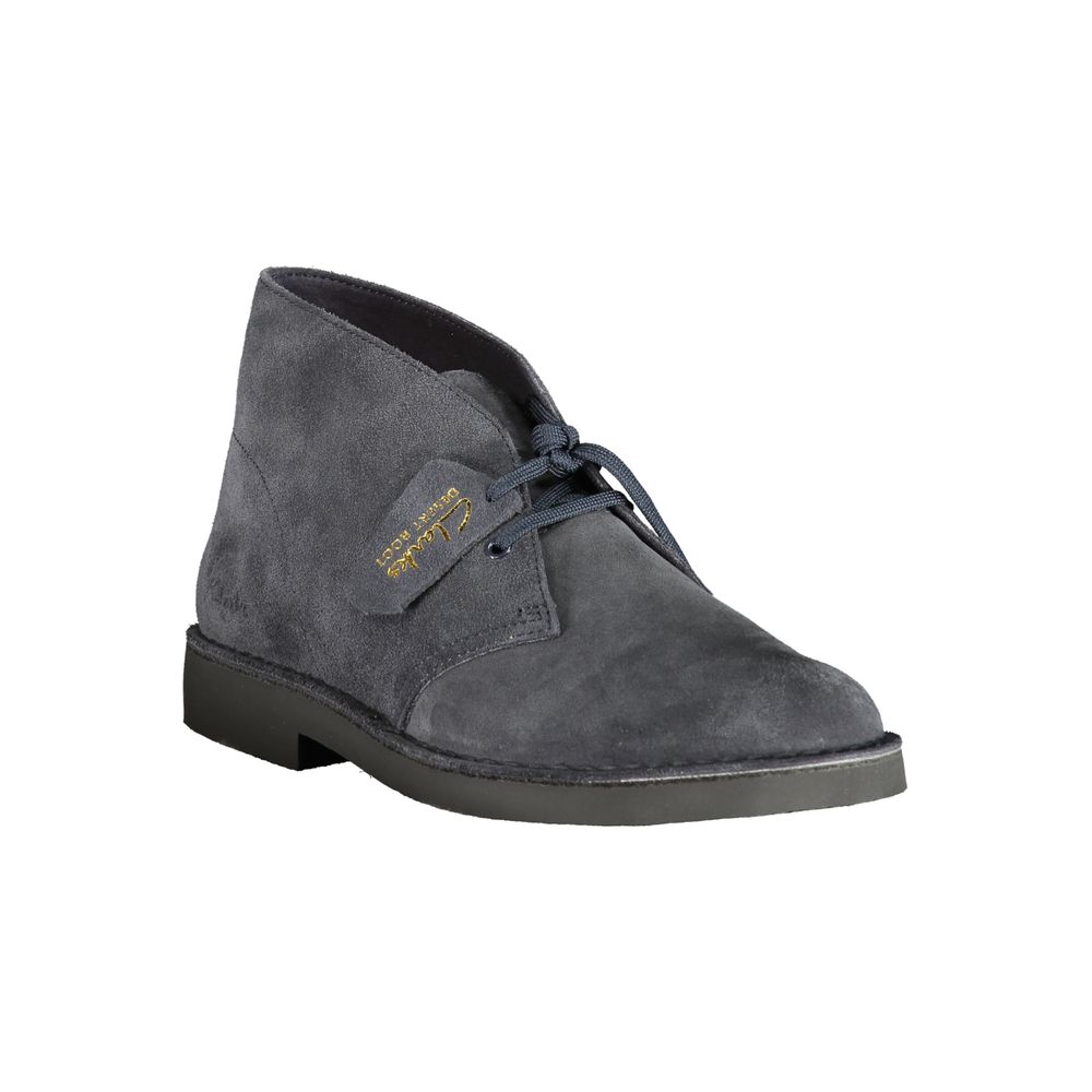 Bottines bleues en polyester Clarks