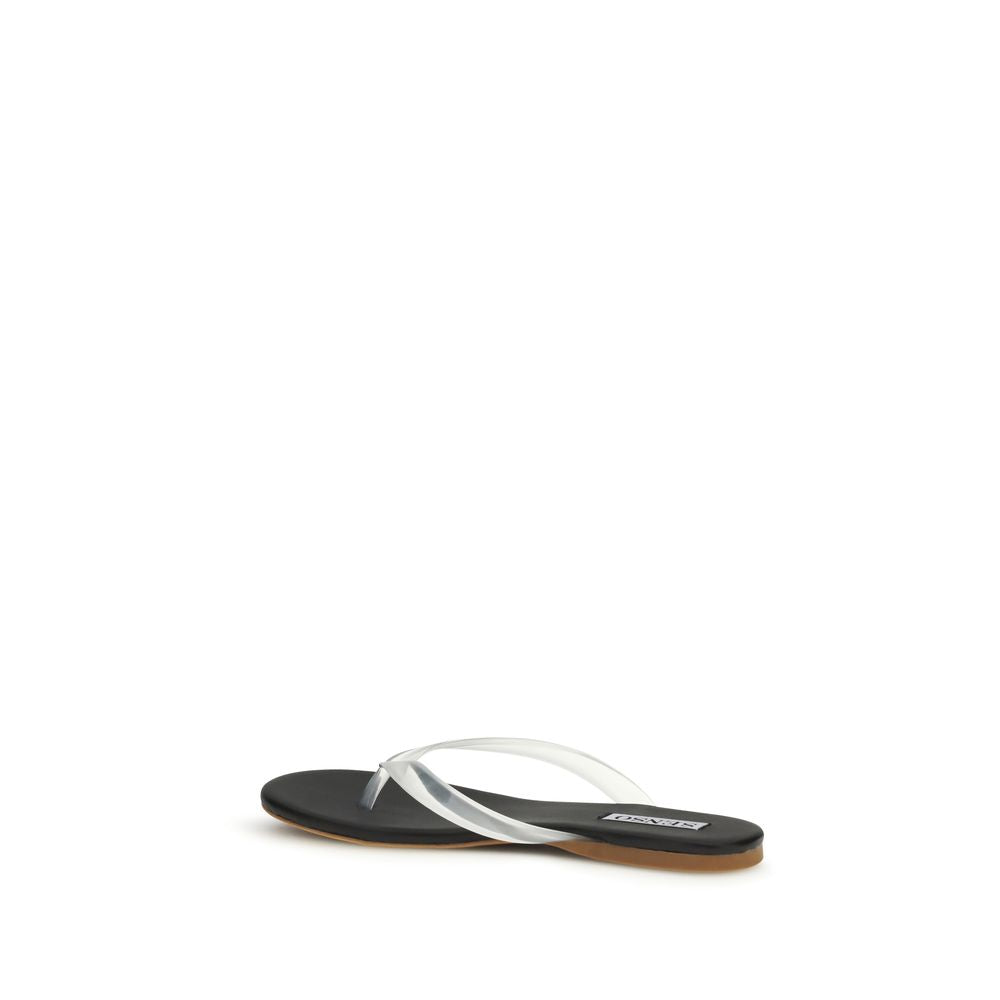 Senso Schwarze Gummi-Flip-Flops