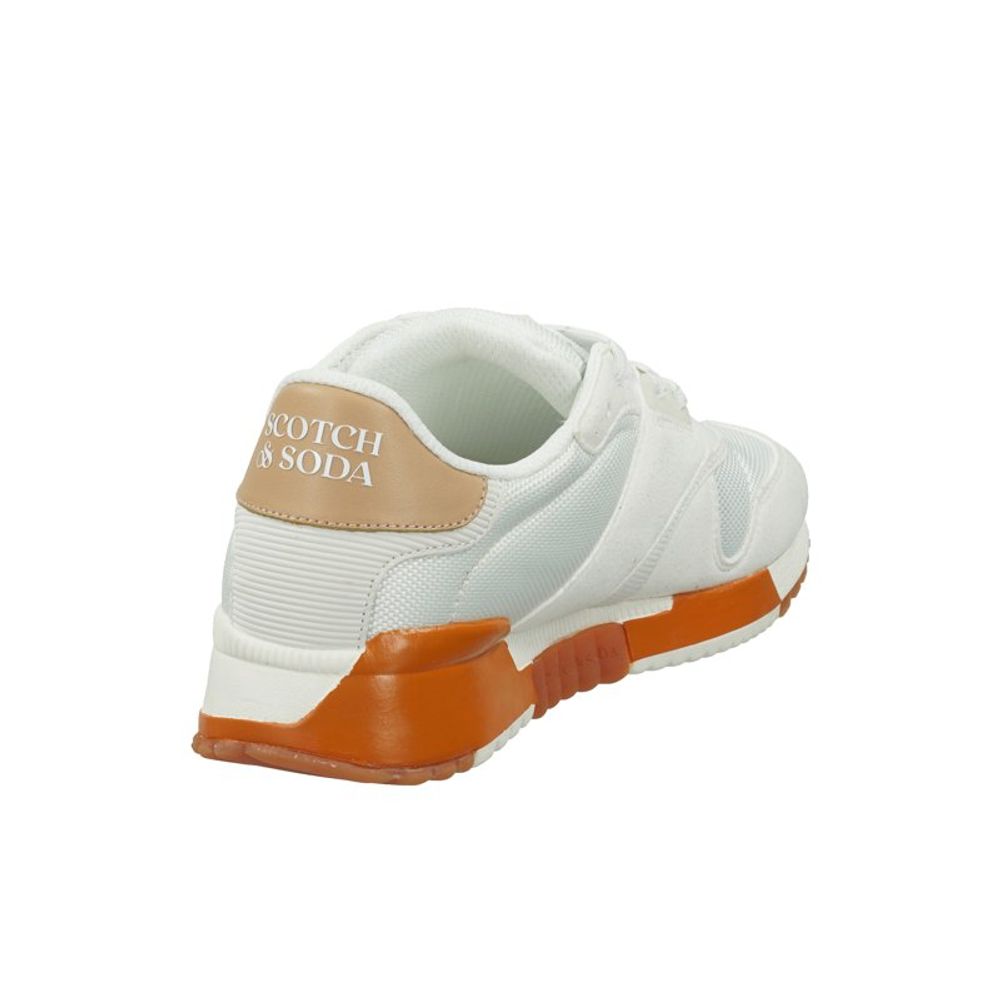 Baskets en cuir blanc Scotch & Soda