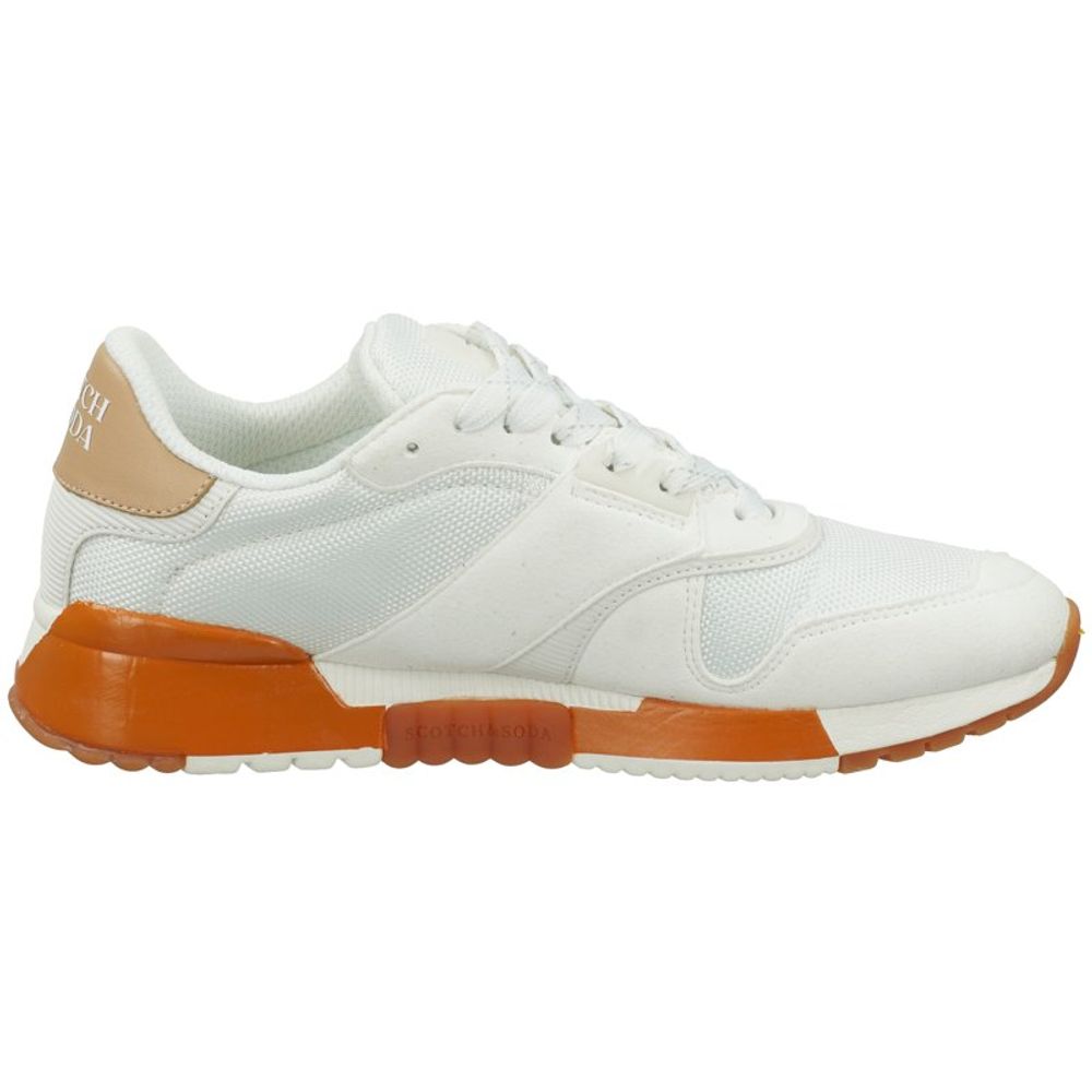 Baskets en cuir blanc Scotch & Soda