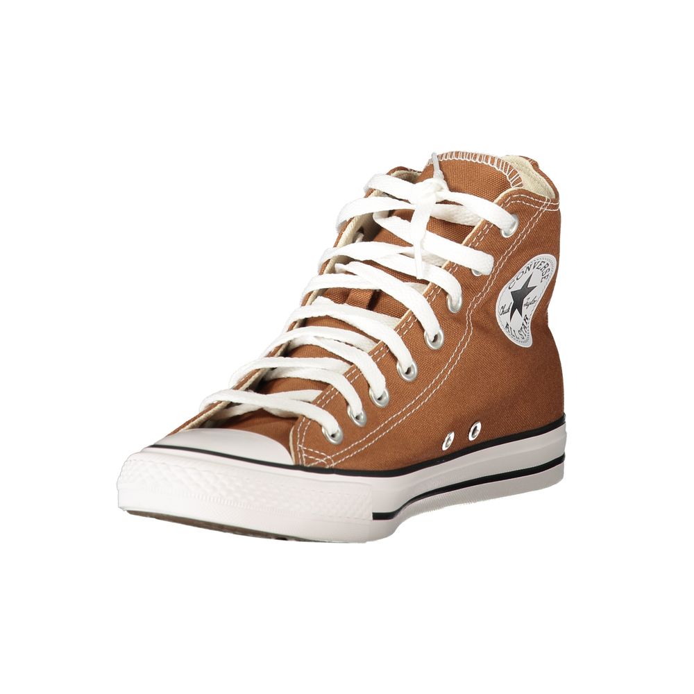 Baskets unisexes marron en polyester Converse