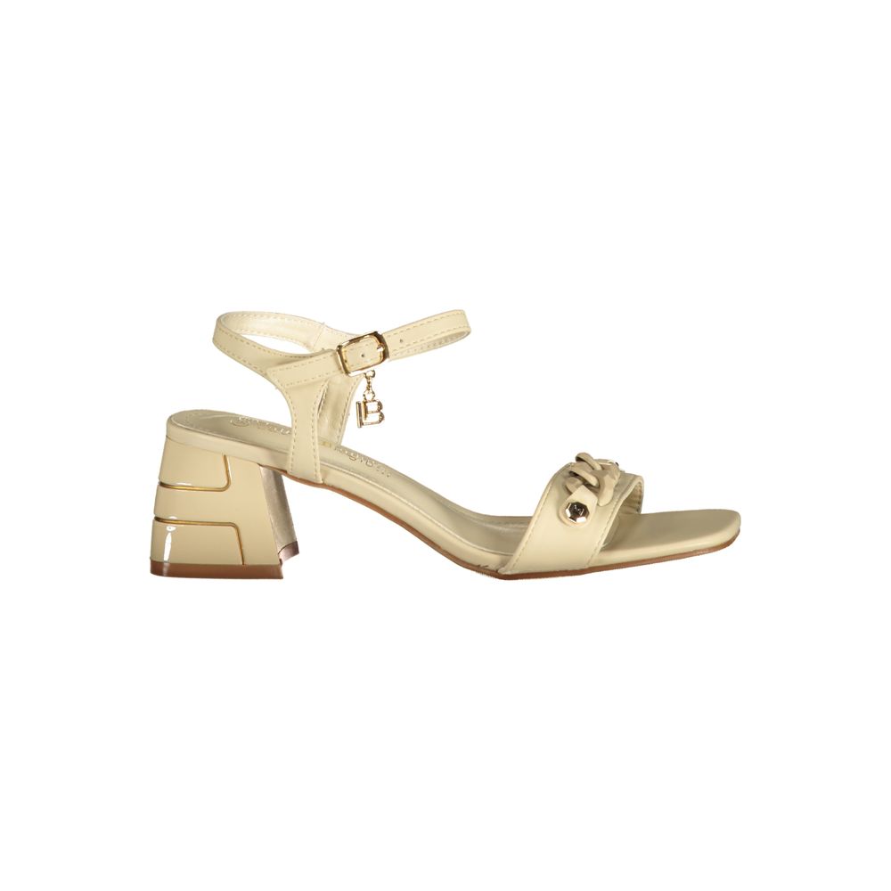 Laura Biagiotti Beige Polyurethan Sandale für Damen