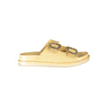 Laura Biagiotti Beige Polyurethan Damen-Slipper