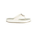 Laura Biagiotti Weiße Damen-Sandalen aus Polyurethan