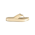 Laura Biagiotti Beige Polyurethan Sandale für Damen