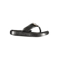 Laura Biagiotti Schwarze Polyethylen-Sandale