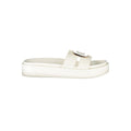 Laura Biagiotti Bianco Polyurethan-Sandalen für Damen