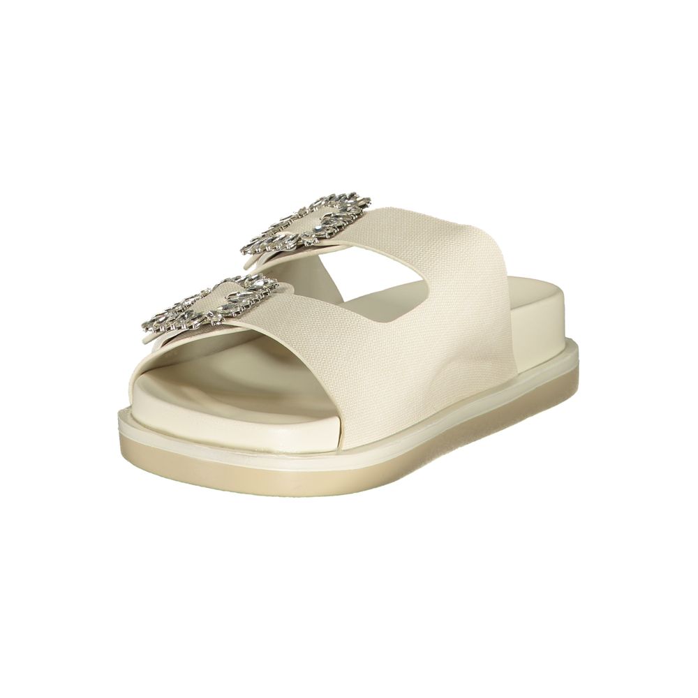 Laura Biagiotti Weiße Sandalen aus Polyethylen