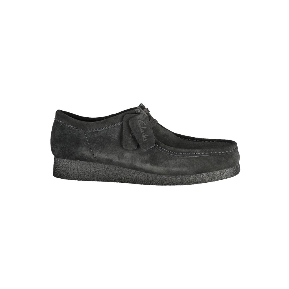 Clarks Men's Black Leather Sneaker