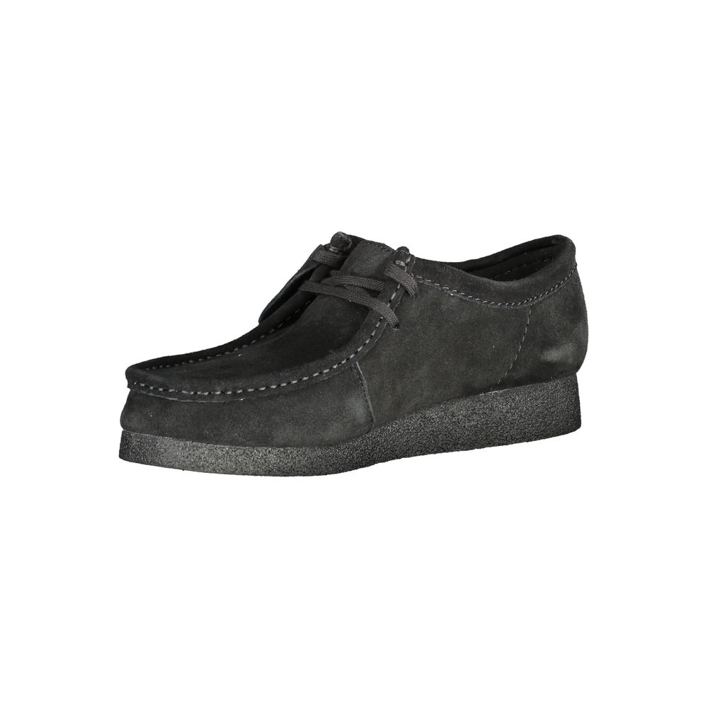 Clarks Men's Black Leather Sneaker
