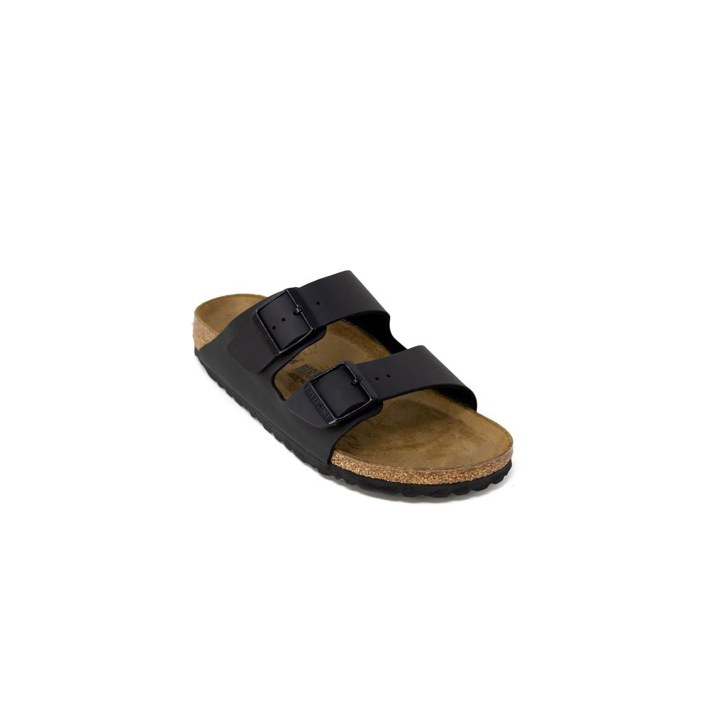 Birkenstock Schwarze Kunstleder-Slipper