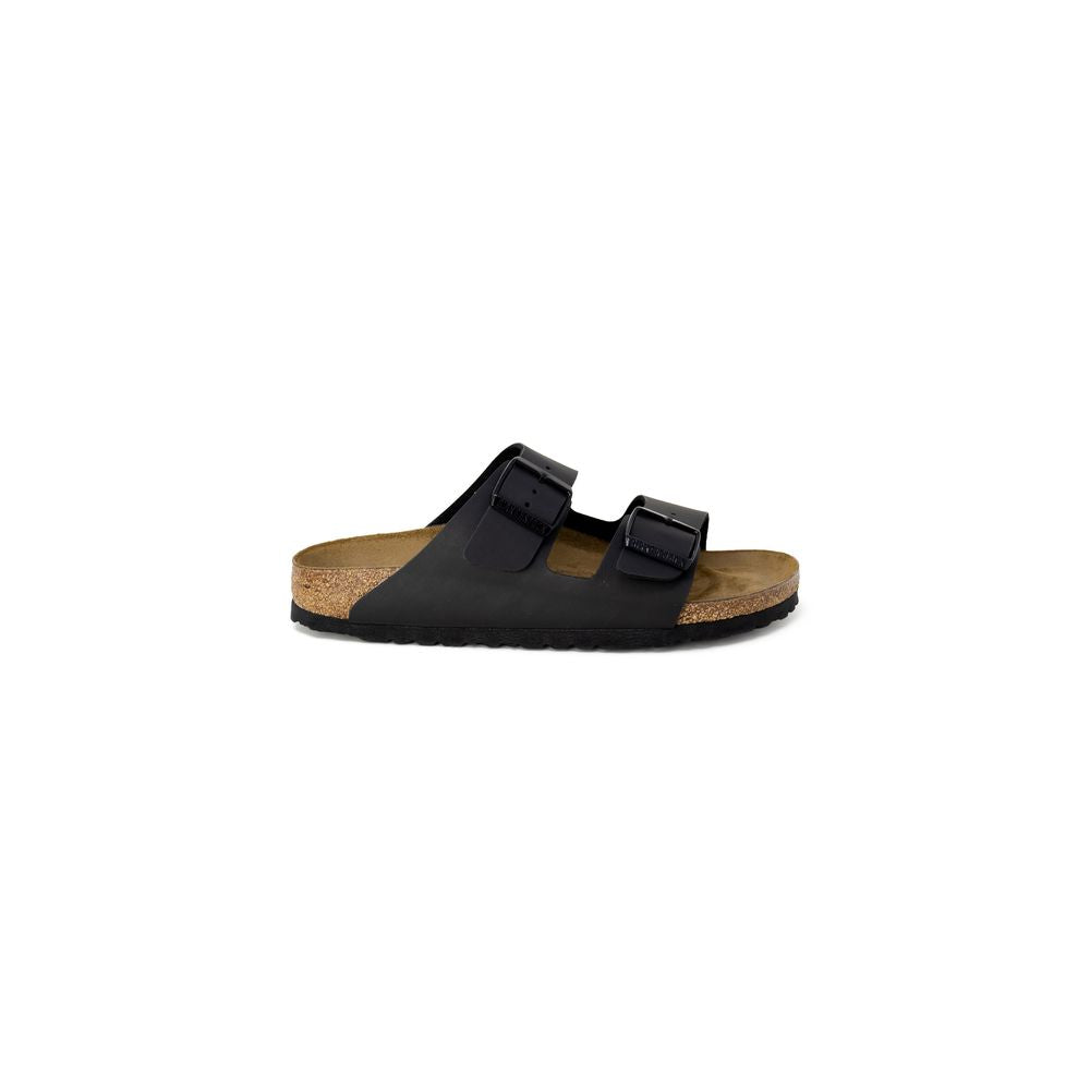 Birkenstock Schwarze Kunstleder-Slipper
