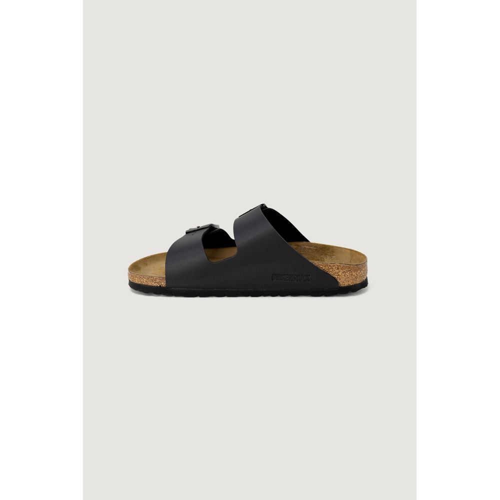 Birkenstock Schwarze Kunstleder-Slipper