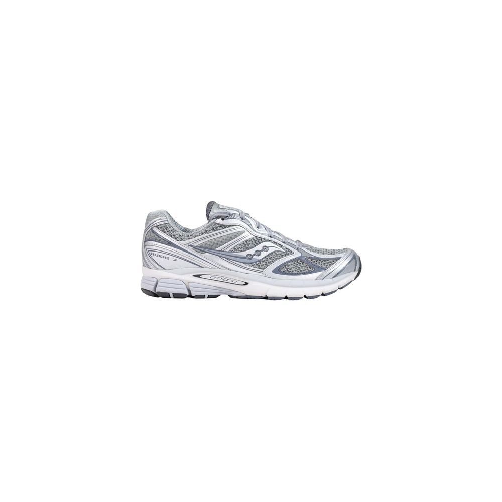 Saucony Graue Textil-Sneaker für sportliche Auftritte