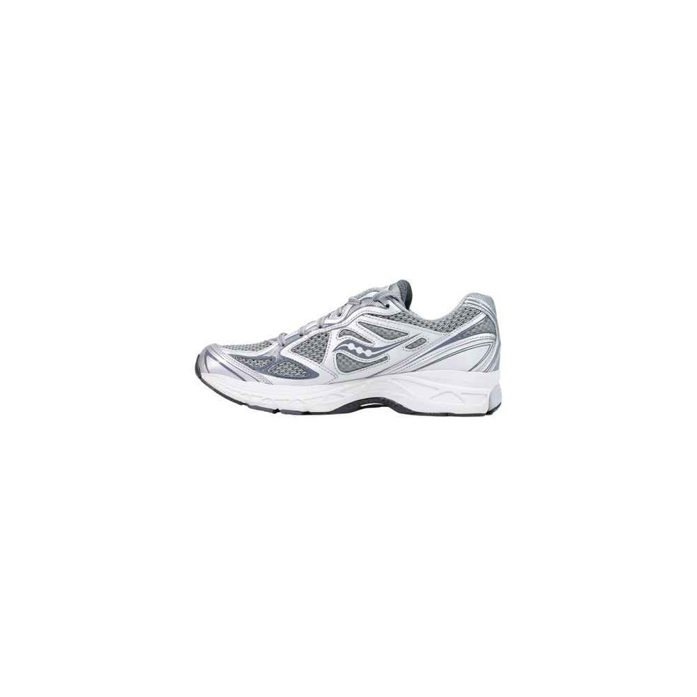 Saucony Graue Textil-Sneaker für sportliche Auftritte