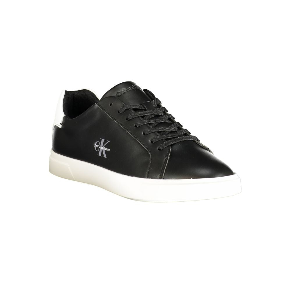 Calvin Klein Schwarzer Damen-Sneaker aus Polyurethan
