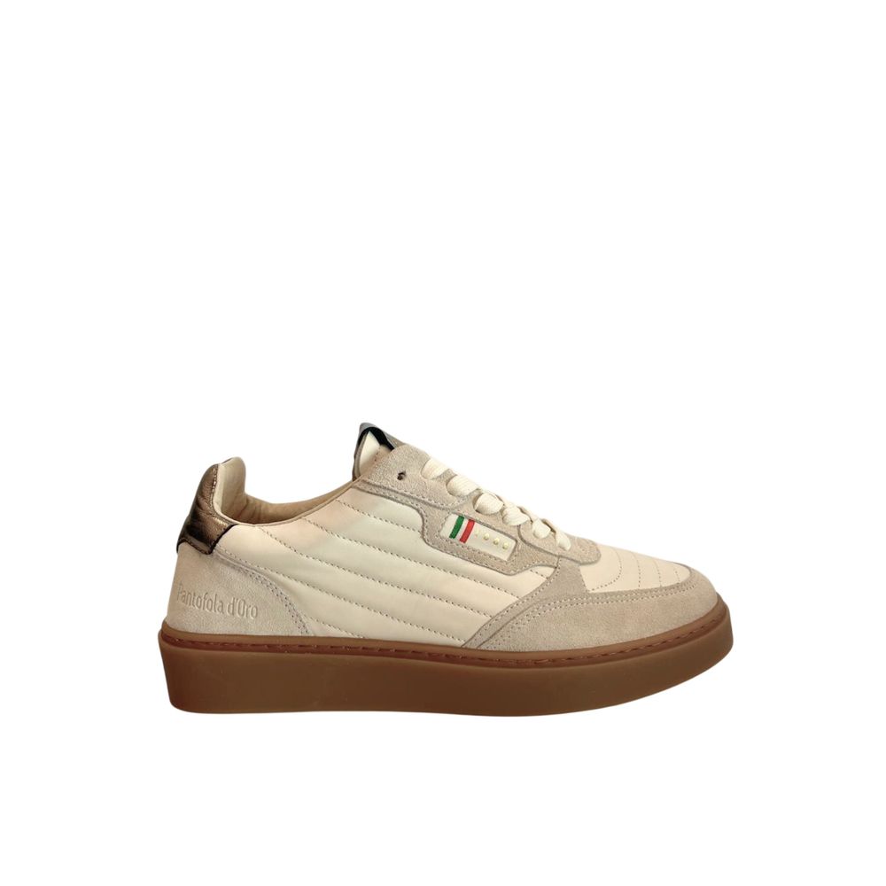 Pantofola D'Oro Beige Suede Men's Sneaker