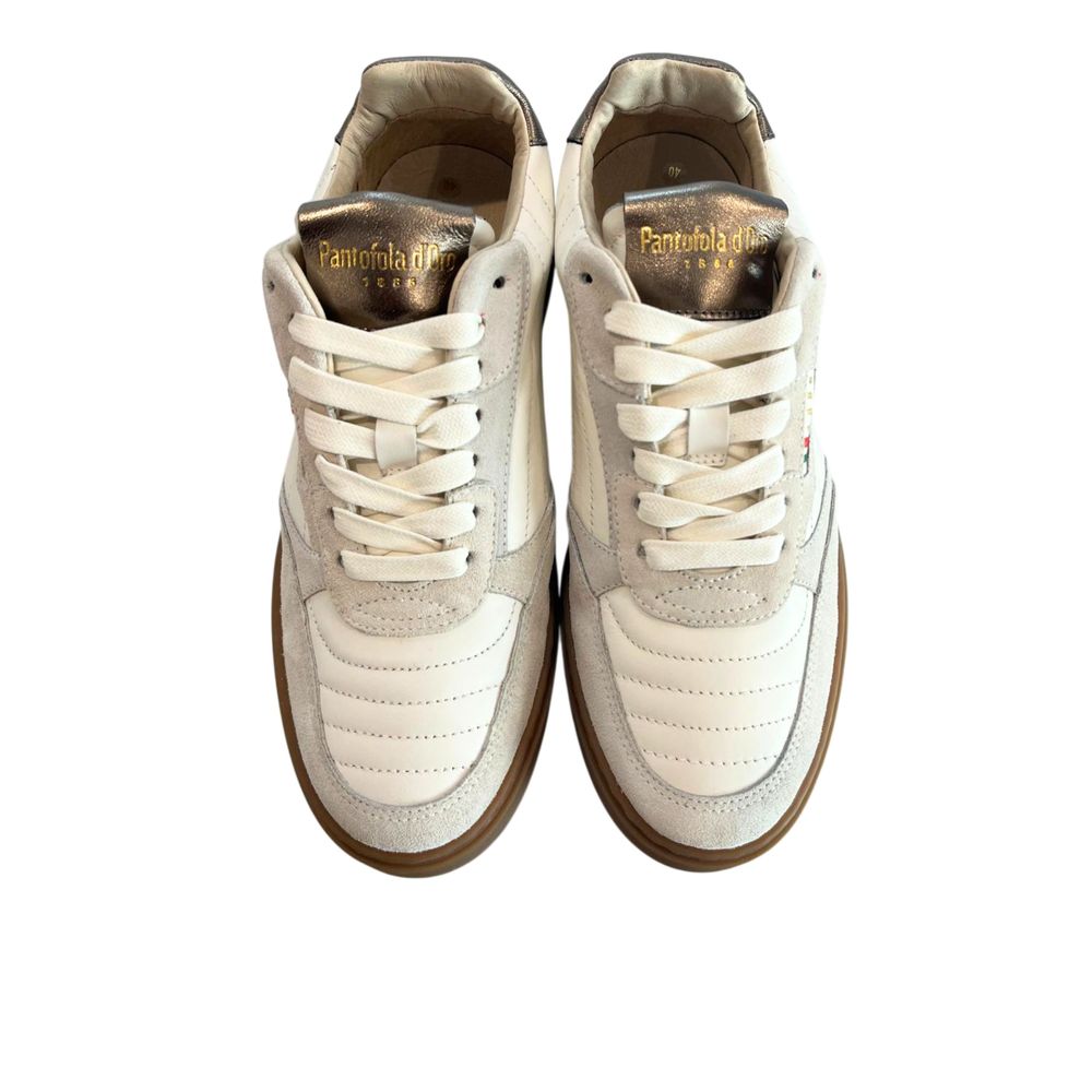 Pantofola D'Oro Beige Suede Men's Sneaker
