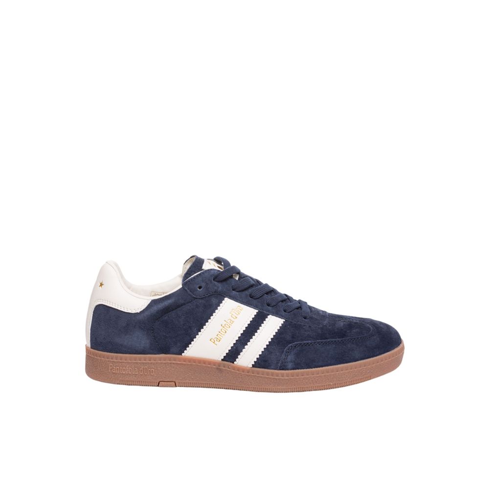 Baskets Pantofola D'Oro en daim bleu pour homme
