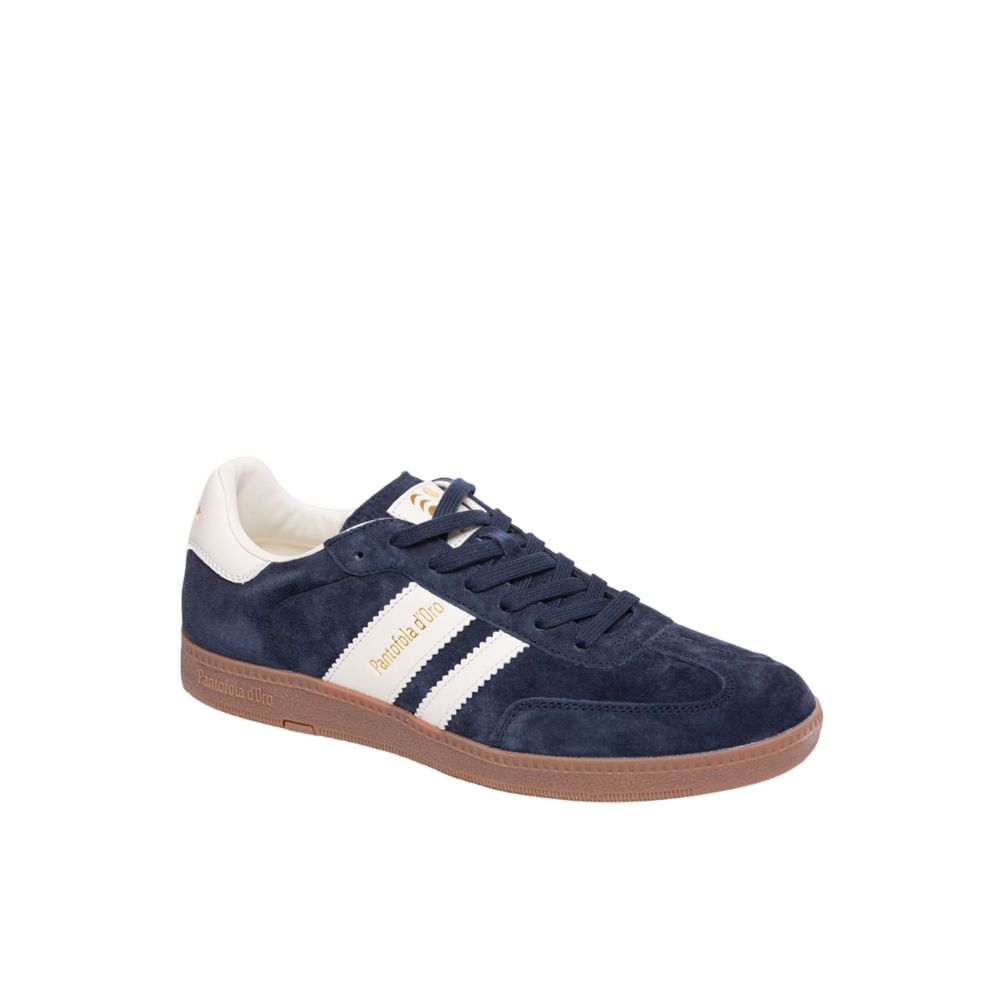 Baskets Pantofola D'Oro en daim bleu pour homme