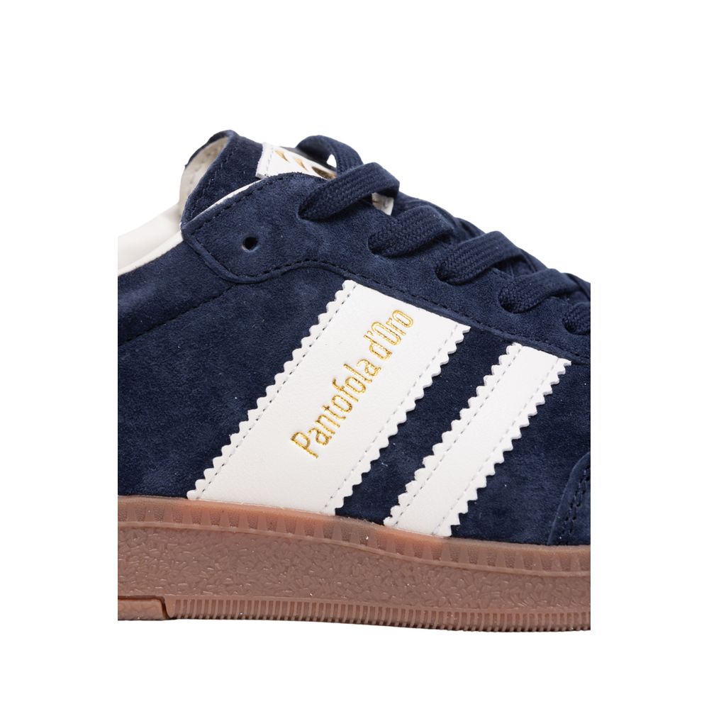Baskets Pantofola D'Oro en daim bleu pour homme